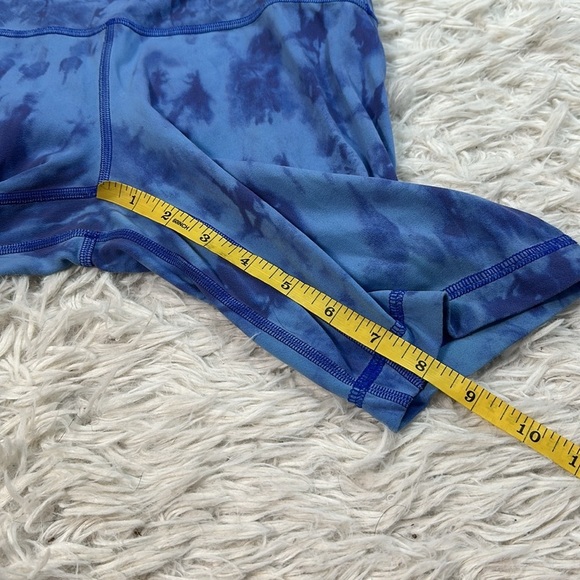 Lululemon Align Super High Rise Short Game Day Game Day Blue Multi - Picture 2 of 7